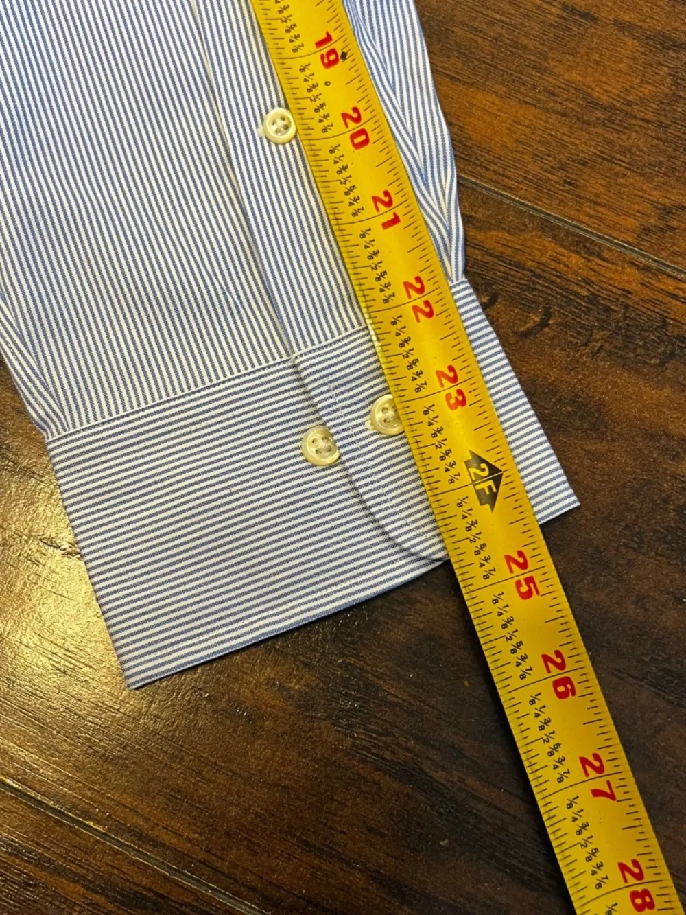 NWT Vintage Polo Ralph Lauren Andrew Button Up Shirt Men's 16 34-35 Pinstripe
